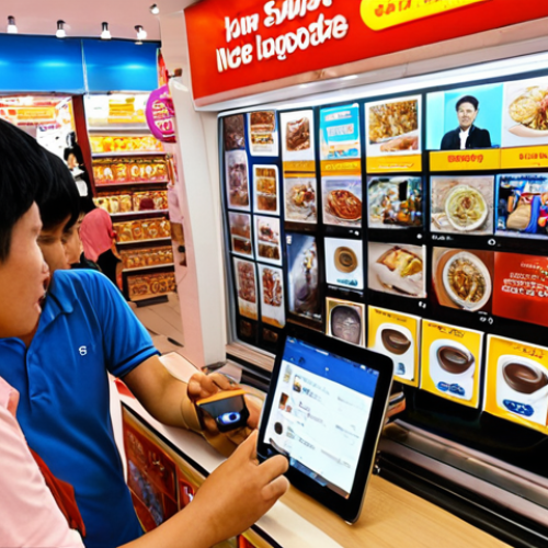 **Image Prompt 1: The Modern Vietnamese Digital Consumer Landscape**
    A vibrant, bustling street scene in a modern Vietnamese city (e.g., Ho Chi Minh City or Hanoi) at golden hour. People of diverse ages are absorbed in their smartphones and tablets, with personalized digital ads for local Vietnamese brands (like a popular coffee chain, a fashion retailer, or an electronics store) subtly integrated into their screens. Some individuals are shown scrolling through social media feeds with targeted ads, while others watch unboxing videos or read product reviews. The atmosphere is lively and connected, showcasing the everyday digital engagement and responsive consumer behavior in Vietnam. Photorealistic, bright, engaging, capturing the essence of a digitally-connected urban Vietnamese lifestyle.
