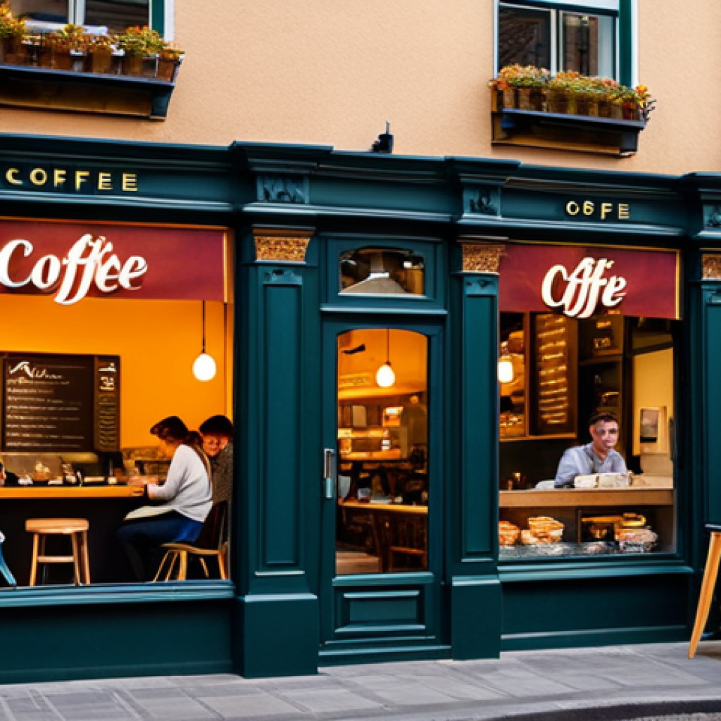 광고홍보사와 로컬 광고 성공 사례 - **

"A vibrant local coffee shop bustling with customers, featuring a professionally designed logo a...