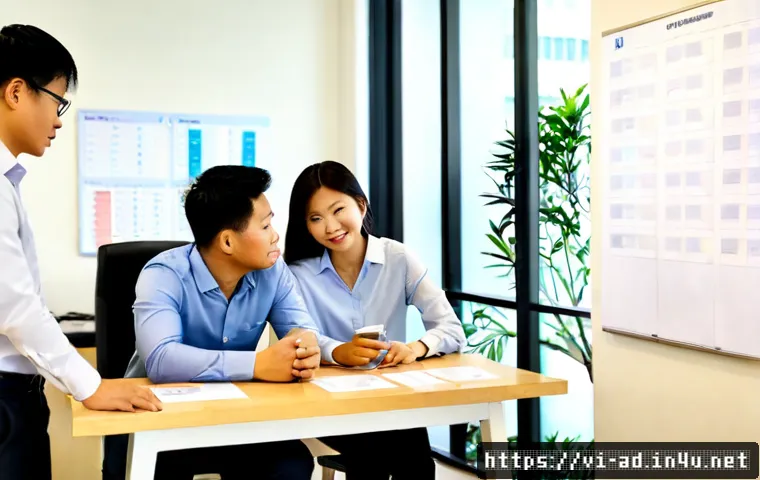 Home 30 광고홍보사와 스토리보드 작성법 - Photorealistic Vietnamese advertising agency planning session in a bright modern Ho Chi Minh City of...